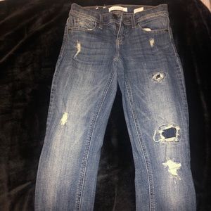 Relaxed Skinny Low Rise Jeans
